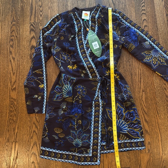 FARM Rio Floral Wrap Mini Dress SM - Picture 13 of 15
